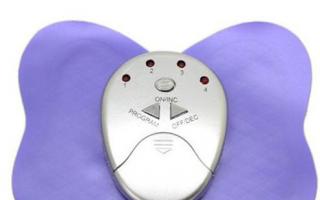 Reviews of the muscle stimulator “Butterfly massager” for weight loss